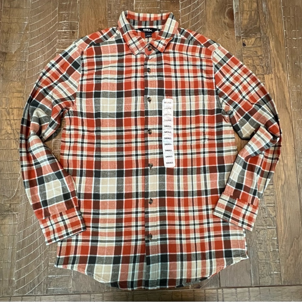 Eddie Bauer Men's Plaid Shirt Size Small
